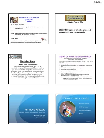 Healthy Start   Our goal is to reduce Colorados current premature birth rate from 8.7% to