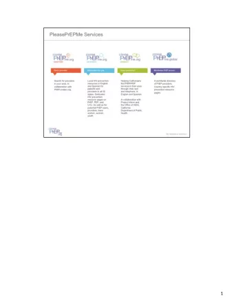 1  PleasePrEPMe.org is your home for PrEP &amp; PEP access.  PleasePrEPMe is a mobile optimized,