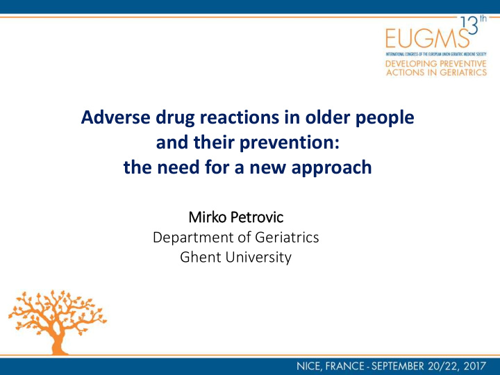 adverse drug reactions in older people