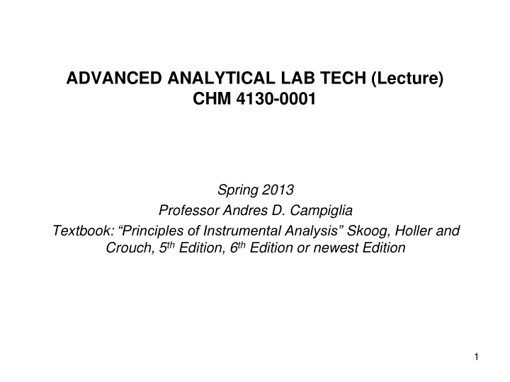 1 introduction a common challenge faced by an analytical