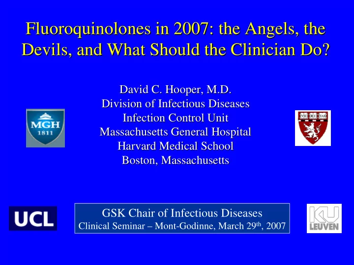 fluoroquinolones in 2007 the angels the in 2007 the