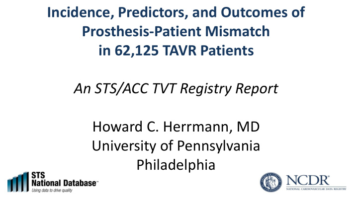 prosthesis patient mismatch in 62 125 tavr patients