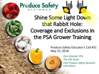 Shine  e Som  ome L  e Light D  Down  that Rabbit H  Hole:  :  Cover  erage  e and Ex  Exclusions