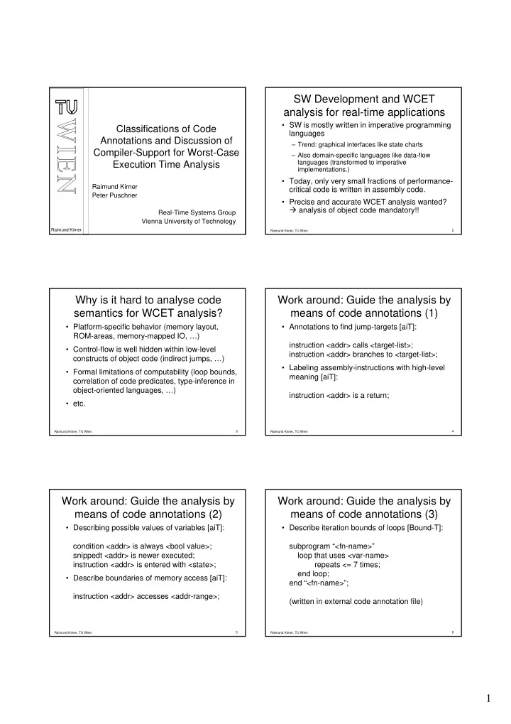 1 reflection on code annotations