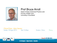 prof bruce arroll