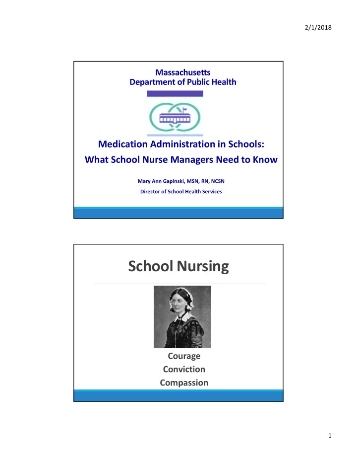 school nursing