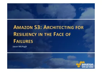 C AN YOUR S ERVICE S URVIVE ? C AN YOUR S ERVICE S URVIVE ? C AN YOUR S ERVICE S URVIVE ?