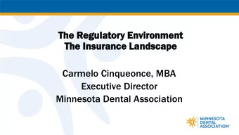 Th  The  e Regulator  egulatory  y Environmen  nvironment  Th  The  e In  Insurance  surance La