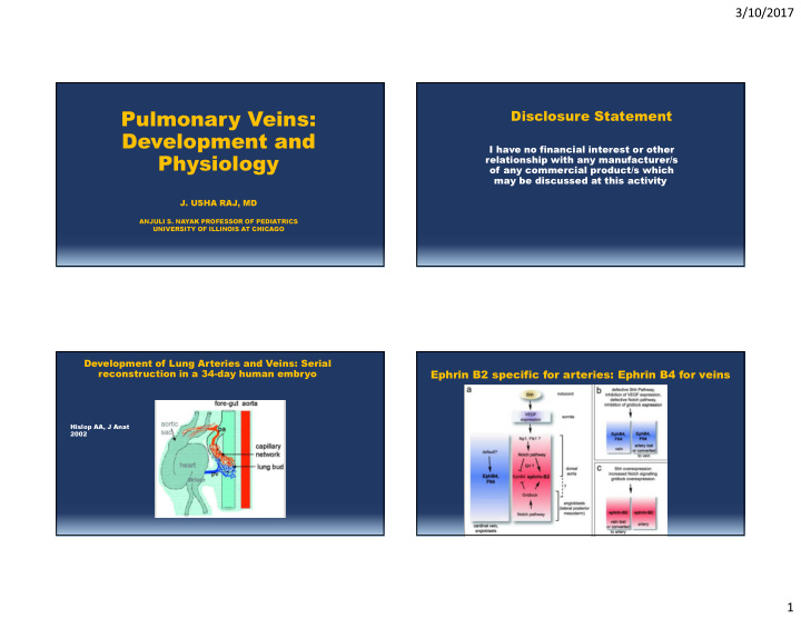 pulmonary veins development and