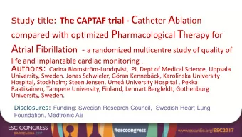 Background    Previous randomized trials report that pulmonary vein isolation is more  effective