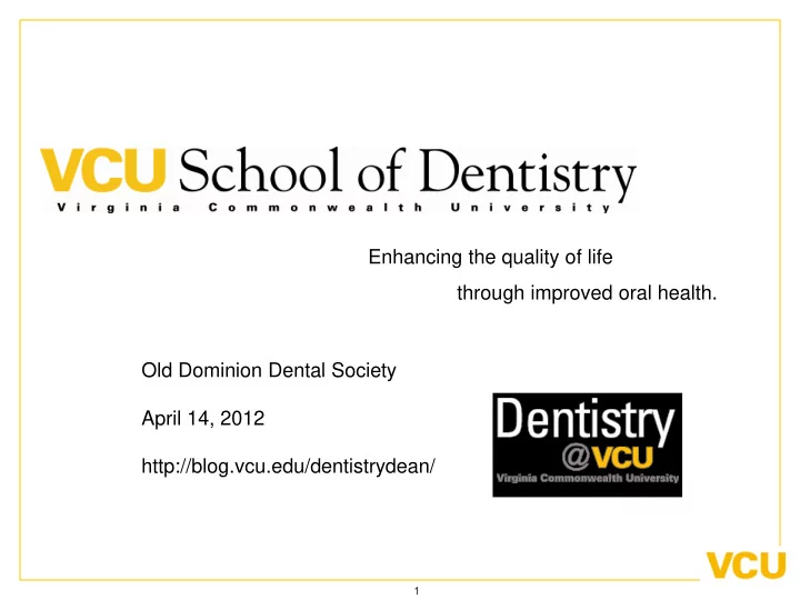 through improved oral health