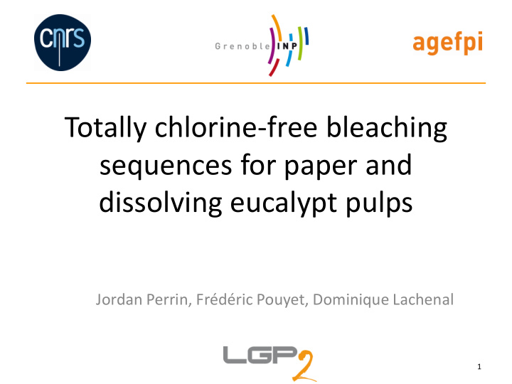 totally chlorine free bleaching