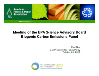 meeting of the epa science advisory board meeting of the