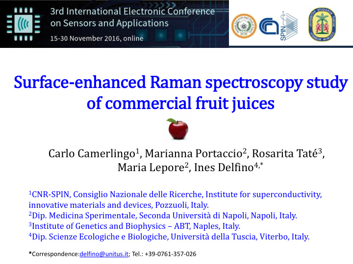 surface enhanced raman spectroscopy stu tudy of f