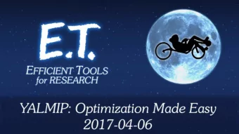 Y  A  L  MI  P  :  O  p  t  i  m  i  z  a  t  i  o  n  Ma  d  e  E  a  s  y  !  a  n  d  M  o  d  e