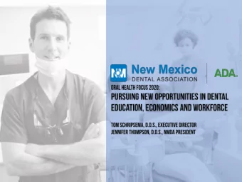 1  2  3  4  5  ADA  DA De  Dent  ntis  ists  s pe  per 100,000 Popula  ulatio  ion,  n, 2016  16  6