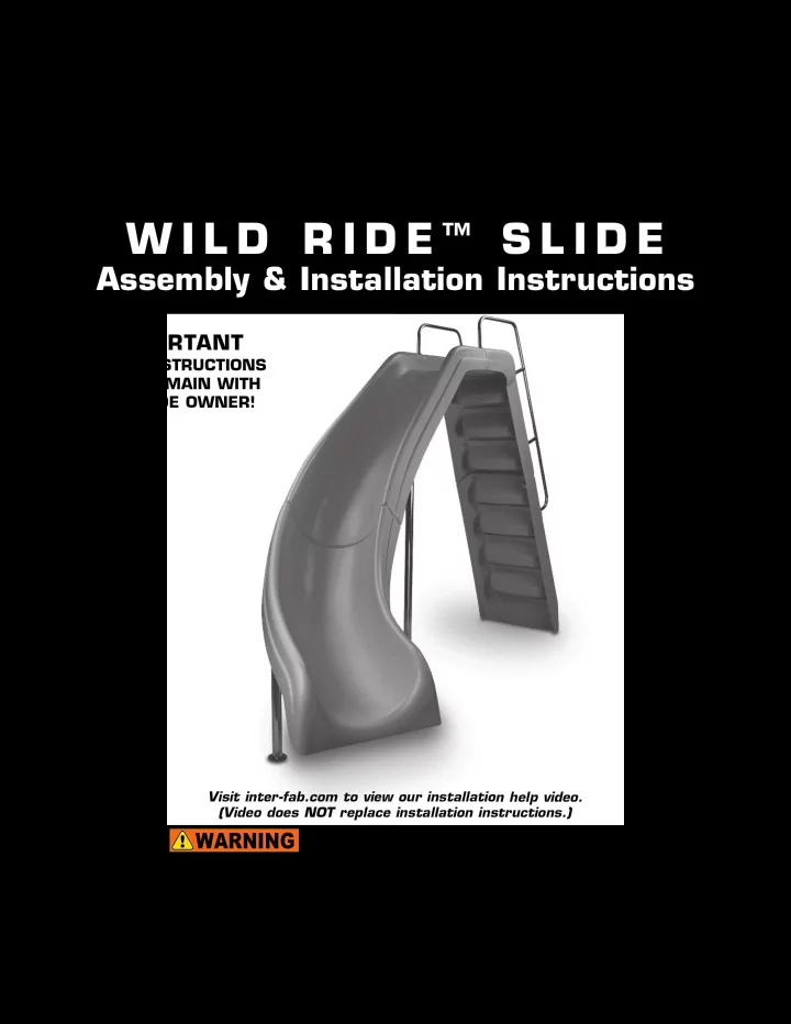 w i l d r i d e s l i d e