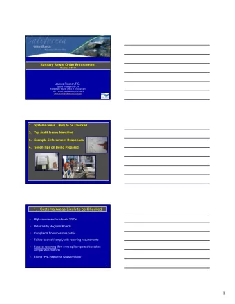 1  1.   Systems/Areas Likely to be Checked  Records to verify accuracy of all data certified by