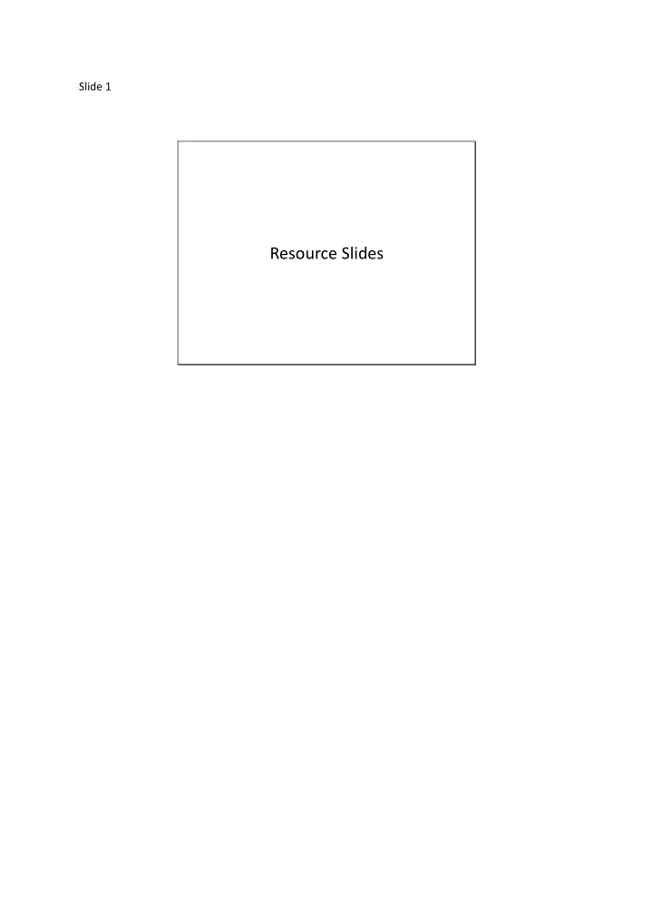 resource slides