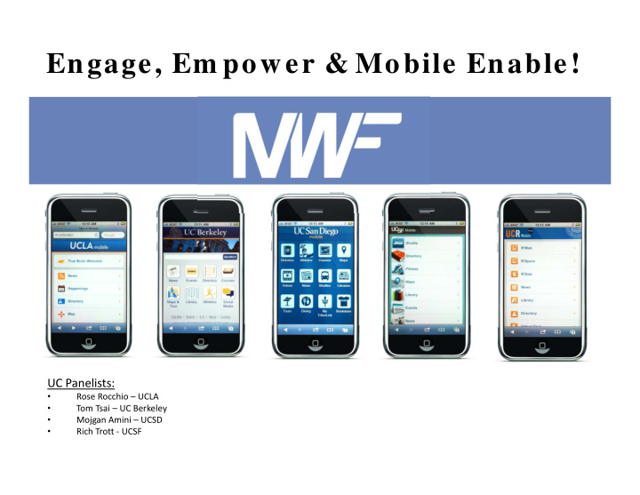 the mobile web framework