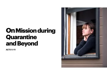 ICFS  MISSION Matthew 28:18 - 20 Jesus said, 18 All authority in heaven and on earth has been