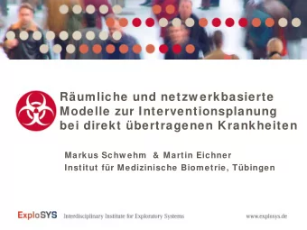 Rumliche und netzw erkbasierte  Modelle zur Interventionsplanung  bei direkt bertragenen