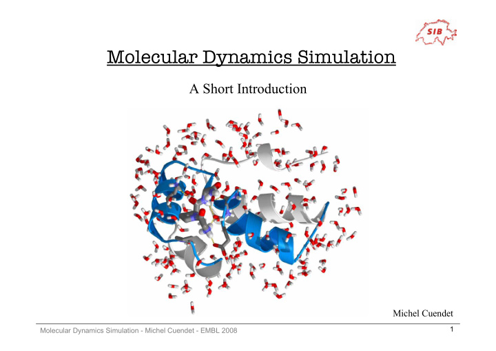 molecular dynamics simulation