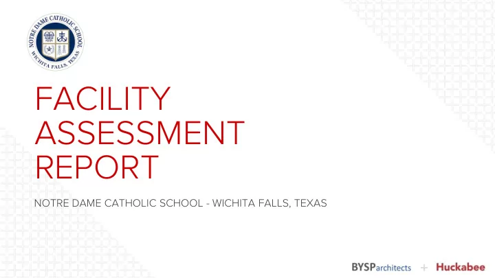 facility assessment