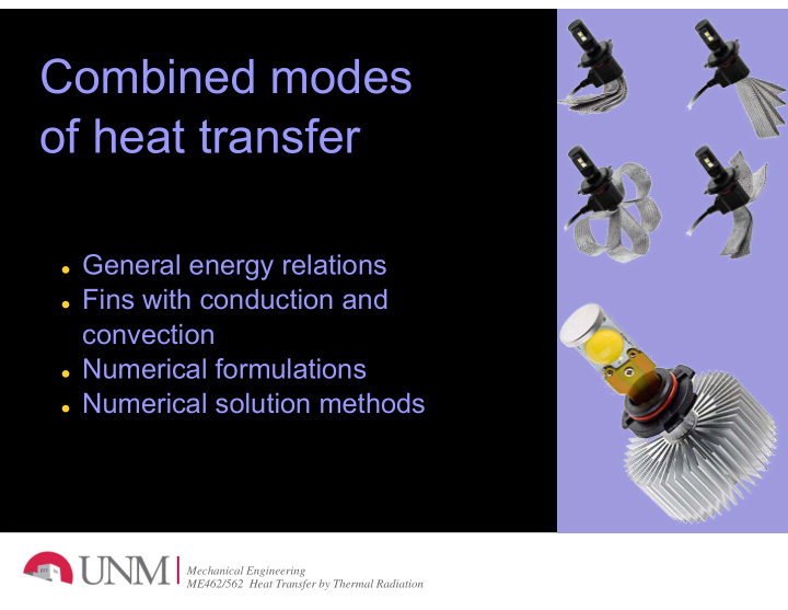 combined modes of heat transfer