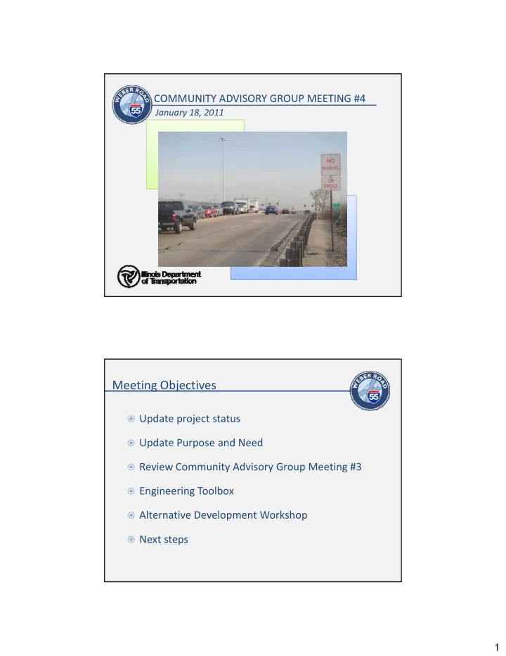 meeting objectives
