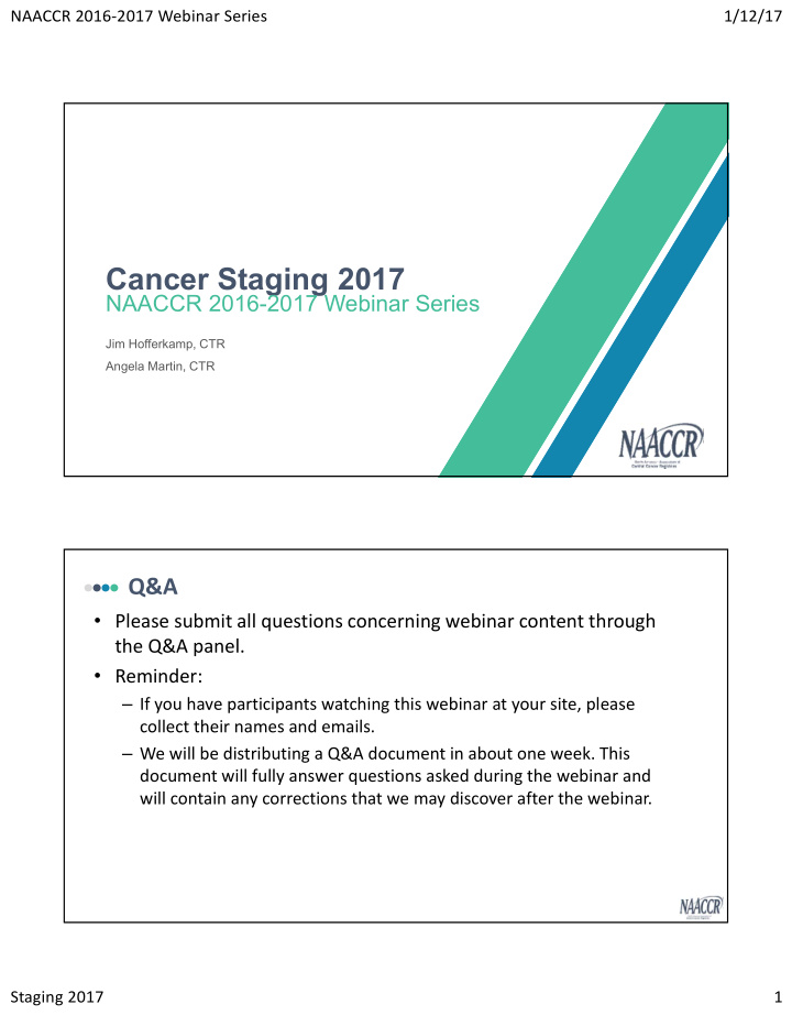 cancer staging 2017