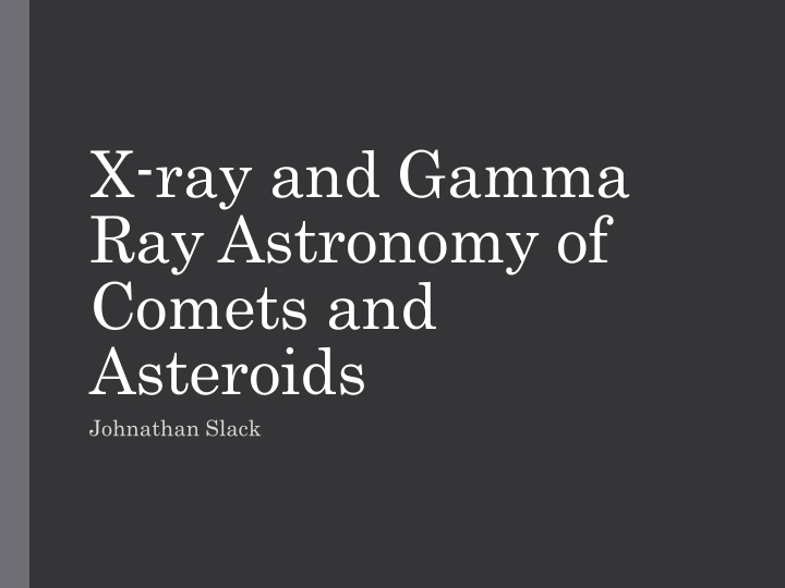 ray astronomy of