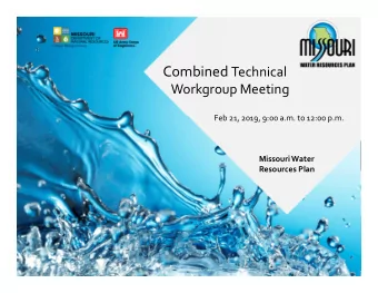 Agenda  9:00 Introductions  9:05 Update to Scenario Planning  10:00 Infrastructure Update  10:30