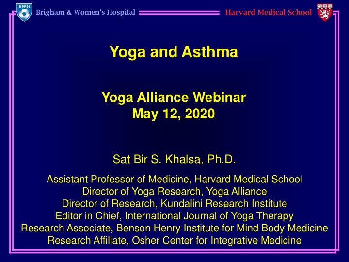 yoga and asthma