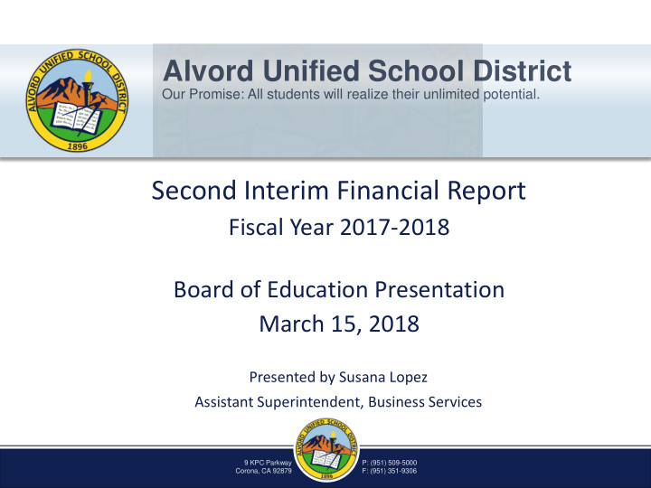 alvord unified school district