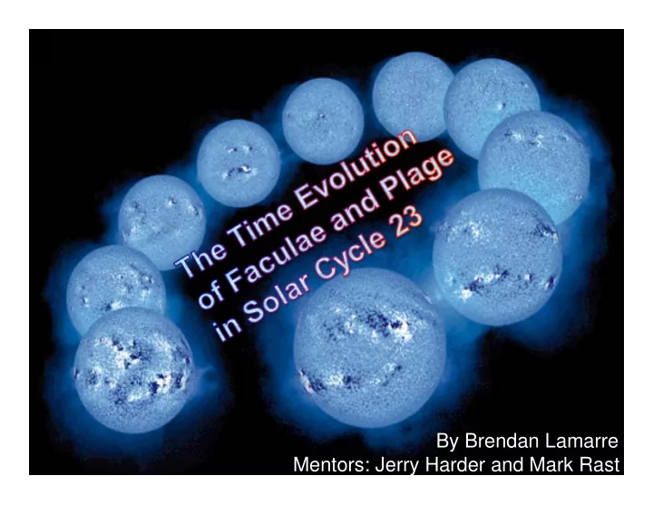 by brendan lamarre mentors jerry harder and mark rast
