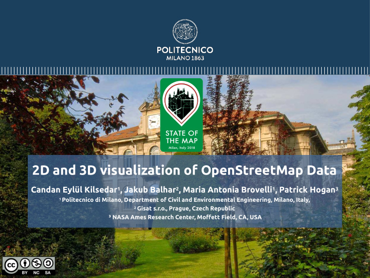 2d and 3d visualization of openstreetmap data