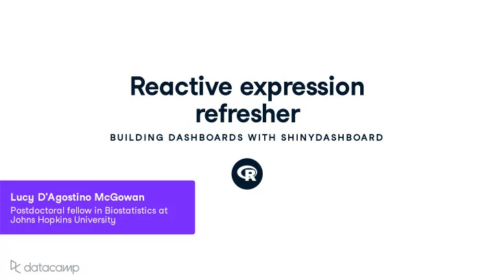 reacti v e e x pression refresher