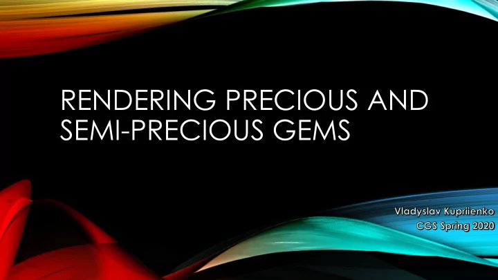 semi precious gems personal reasoning