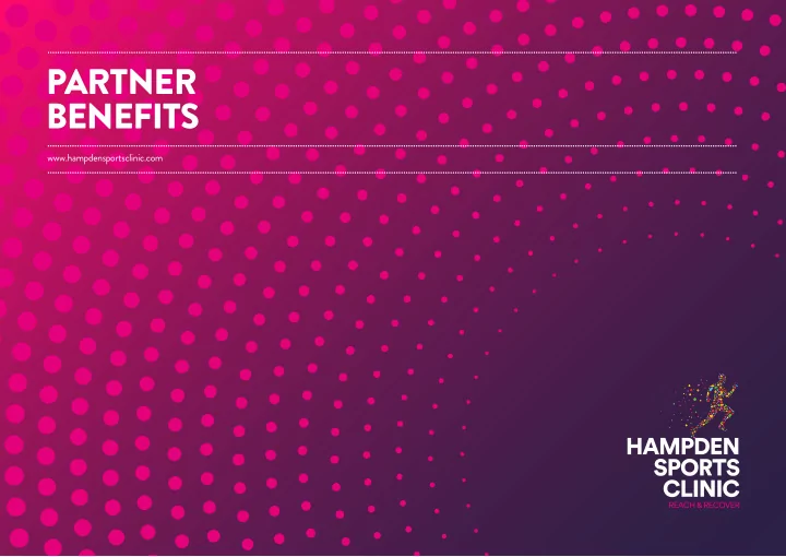 partner benefits