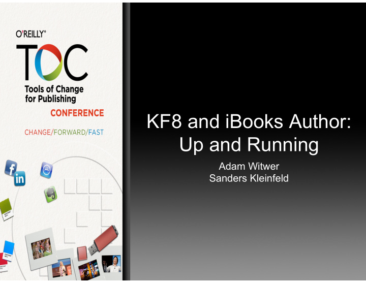 kf8 and ibooks author up and running