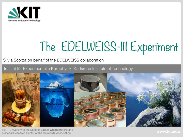 the edelweiss iii experiment