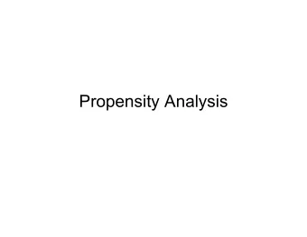 Propensity Analysis  Major Depressive Disorder   Collaborative Depression Study   25 year