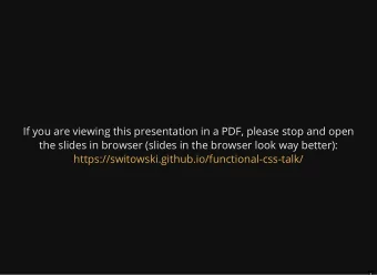 If you are viewing this presentation in a PDF, please stop and open  the slides in browser (slides