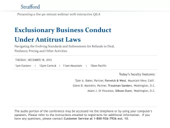 Under Antitrust Laws  Navigating the Evolving Standards and Enforcement for Refusals to Deal,
