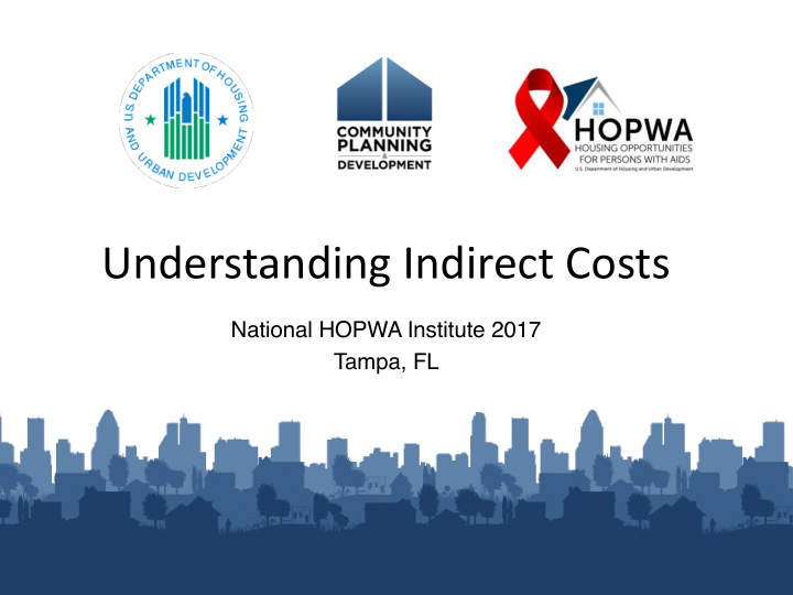 understanding indirect costs