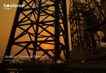 Annual General Meeting  Preliminary Results Presentation  20 December 2013  For the year ended 30