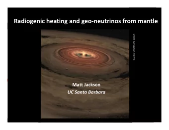 In the beginning.  Courtesy of NASA/JPL-Caltech Matt Jackson UC Santa Barbara Lower  Mantle