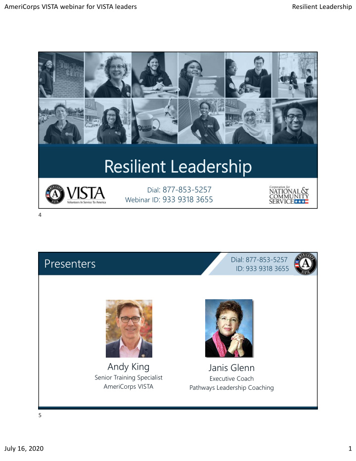 resilient leadership silient leadership