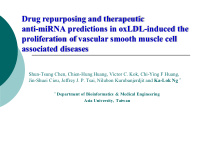 drug repurposing and therapeutic anti mirna predictions